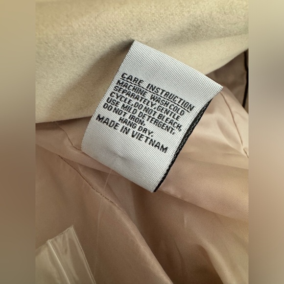 Jessica Simpson Faux Belted Pea Coat (Light Sand) - Size XL - (NWT!) - Picture 11 of 13